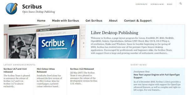 desktop publishing software free for mac